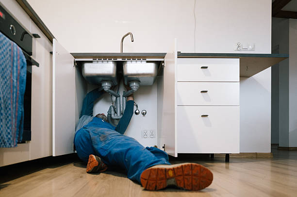 Professional Drain Cleaning technician working in Sandy Creek, NY